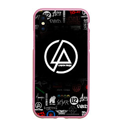 Чехол iPhone XS Max матовый LINKIN PARK