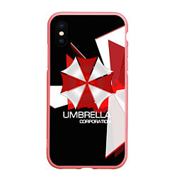 Чехол iPhone XS Max матовый UMBRELLA CORP