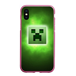 Чехол iPhone XS Max матовый MINECRAFT