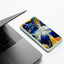 Чехол iPhone XS Max матовый ДОКТОР ВАН ГОГ, цвет: 3D-салатовый — фото 2