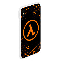 Чехол iPhone XS Max матовый HALF-LIFE, цвет: 3D-белый — фото 2