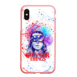 Чехол iPhone XS Max матовый STRANGER THINGS