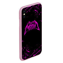Чехол iPhone XS Max матовый ПОШЛАЯ МОЛЛИ, цвет: 3D-розовый — фото 2