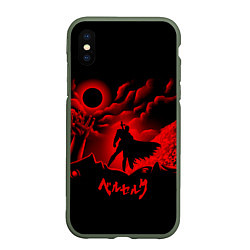 Чехол iPhone XS Max матовый BERSERK