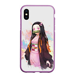 Чехол iPhone XS Max матовый KIMETSU NO YAIBA