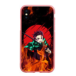 Чехол iPhone XS Max матовый KIMETSU NO YAIBA