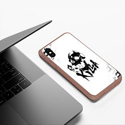 Чехол iPhone XS Max матовый KILLER QUEEN, цвет: 3D-коричневый — фото 2