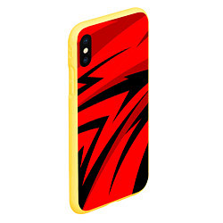 Чехол iPhone XS Max матовый Bona Fide, цвет: 3D-желтый — фото 2