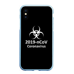 Чехол iPhone XS Max матовый NCoV-2019: Coronavirus