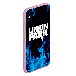 Чехол iPhone XS Max матовый LINKIN PARK, цвет: 3D-розовый — фото 2