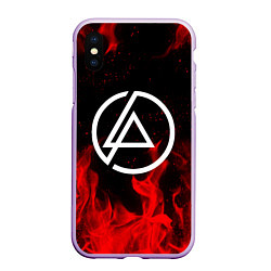 Чехол iPhone XS Max матовый LINKIN PARK