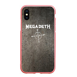 Чехол iPhone XS Max матовый Megadeth