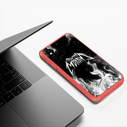 Чехол iPhone XS Max матовый ПОШЛАЯ МОЛЛИ, цвет: 3D-красный — фото 2