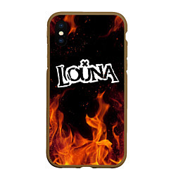 Чехол iPhone XS Max матовый Louna