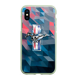 Чехол iPhone XS Max матовый Ford Mustang