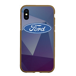 Чехол iPhone XS Max матовый Ford