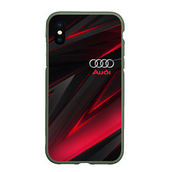 Чехол iPhone XS Max матовый AUDI