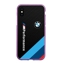 Чехол iPhone XS Max матовый BMW M PERFORMANCE