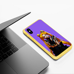 Чехол iPhone XS Max матовый SAILOR MOON, цвет: 3D-желтый — фото 2