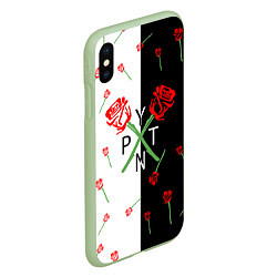 Чехол iPhone XS Max матовый PAYTON MOORMEIER - ТИКТОК, цвет: 3D-салатовый — фото 2