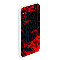 Чехол iPhone XS Max матовый VALORANT, цвет: 3D-белый — фото 2