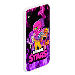 Чехол iPhone XS Max матовый BRAWL STARS TARA, цвет: 3D-белый — фото 2