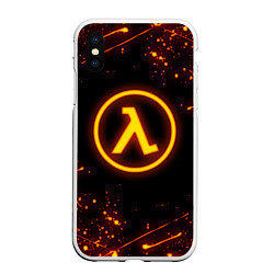 Чехол iPhone XS Max матовый HALF-LIFE 3