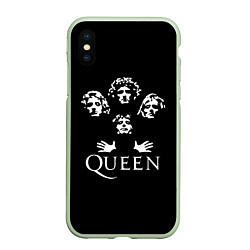 Чехол iPhone XS Max матовый QUEEN НА СПИНЕ