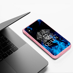 Чехол iPhone XS Max матовый QUEEN, цвет: 3D-баблгам — фото 2