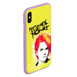 Чехол iPhone XS Max матовый My Chemical Romance, цвет: 3D-сиреневый — фото 2