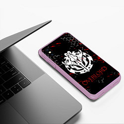 Чехол iPhone XS Max матовый OVERLORD, цвет: 3D-сиреневый — фото 2