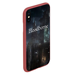 Чехол iPhone XS Max матовый Bloodborne, цвет: 3D-красный — фото 2