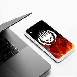 Чехол iPhone XS Max матовый THE OFFSPRING, цвет: 3D-белый — фото 2