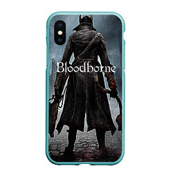 Чехол iPhone XS Max матовый Bloodborne, цвет: 3D-мятный