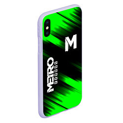 Чехол iPhone XS Max матовый METRO EXODUS, цвет: 3D-светло-сиреневый — фото 2