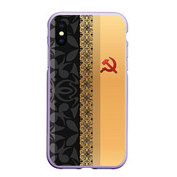 Чехол iPhone XS Max матовый СССР