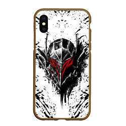 Чехол iPhone XS Max матовый BERSERK, цвет: 3D-коричневый