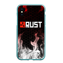 Чехол iPhone XS Max матовый RUST