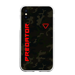 Чехол iPhone XS Max матовый Predator Military