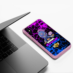 Чехол iPhone XS Max матовый Brawl Stars TARA, цвет: 3D-розовый — фото 2