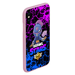 Чехол iPhone XS Max матовый Brawl Stars TARA, цвет: 3D-розовый — фото 2