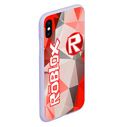 Чехол iPhone XS Max матовый ROBLOX 6, цвет: 3D-светло-сиреневый — фото 2