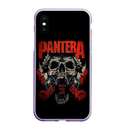 Чехол iPhone XS Max матовый Pantera