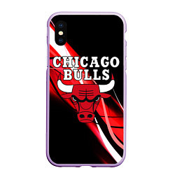 Чехол iPhone XS Max матовый CHICAGO BULLS