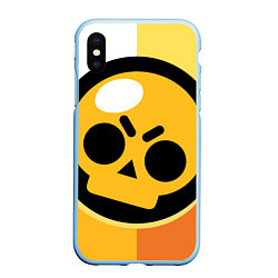 Чехол iPhone XS Max матовый BRAWL STARS