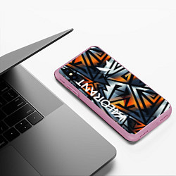 Чехол iPhone XS Max матовый Valorant, цвет: 3D-розовый — фото 2