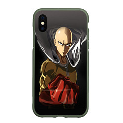 Чехол iPhone XS Max матовый One Punch Man