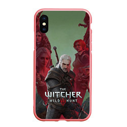 Чехол iPhone XS Max матовый The Witcher 5-летие