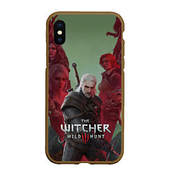 Чехол iPhone XS Max матовый The Witcher 5-летие