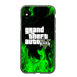 Чехол iPhone XS Max матовый GTA 5